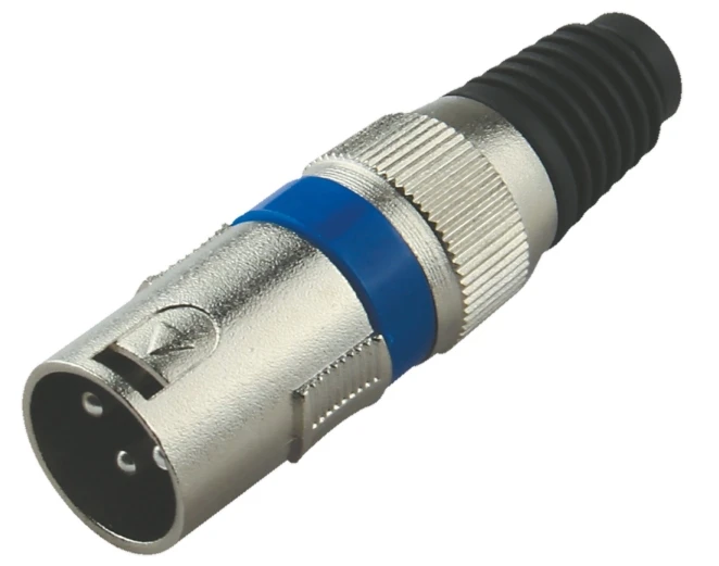 

KL 100 шт./лот XLR 3Pin Cannon Connector XLR Male MIC Audio connector-YA5014-1