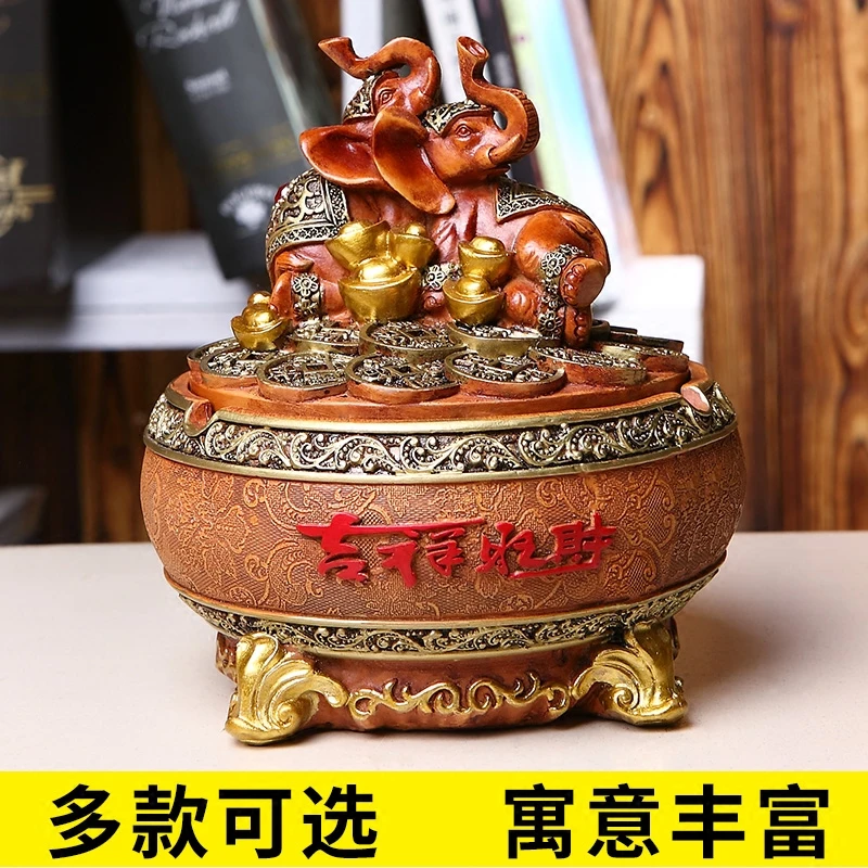 Large Elephant Ashtrays High Quality Solid Wood Unicornucopia