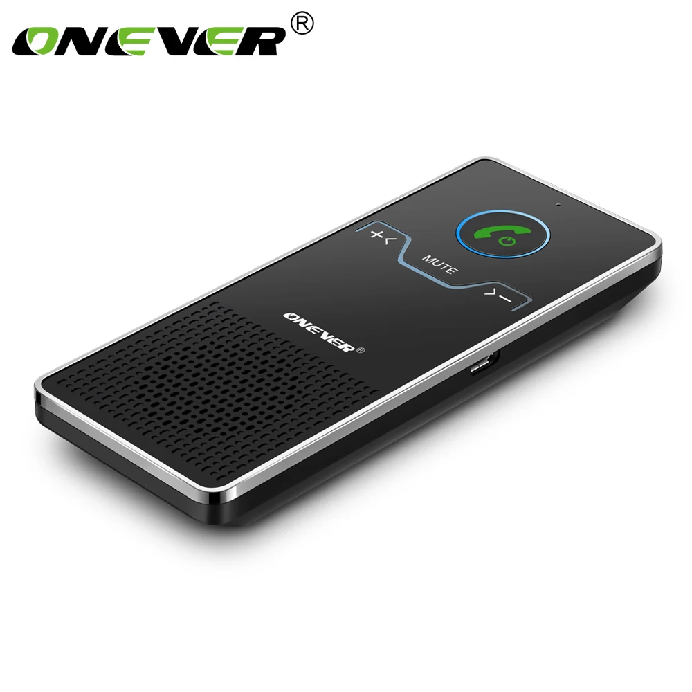 

Onever Wireless Handsfree Bluetooth Car Kit Sun Visor Handsfree Speaker Speakerphone Car Audio MP3 Player Voice Broadcast
