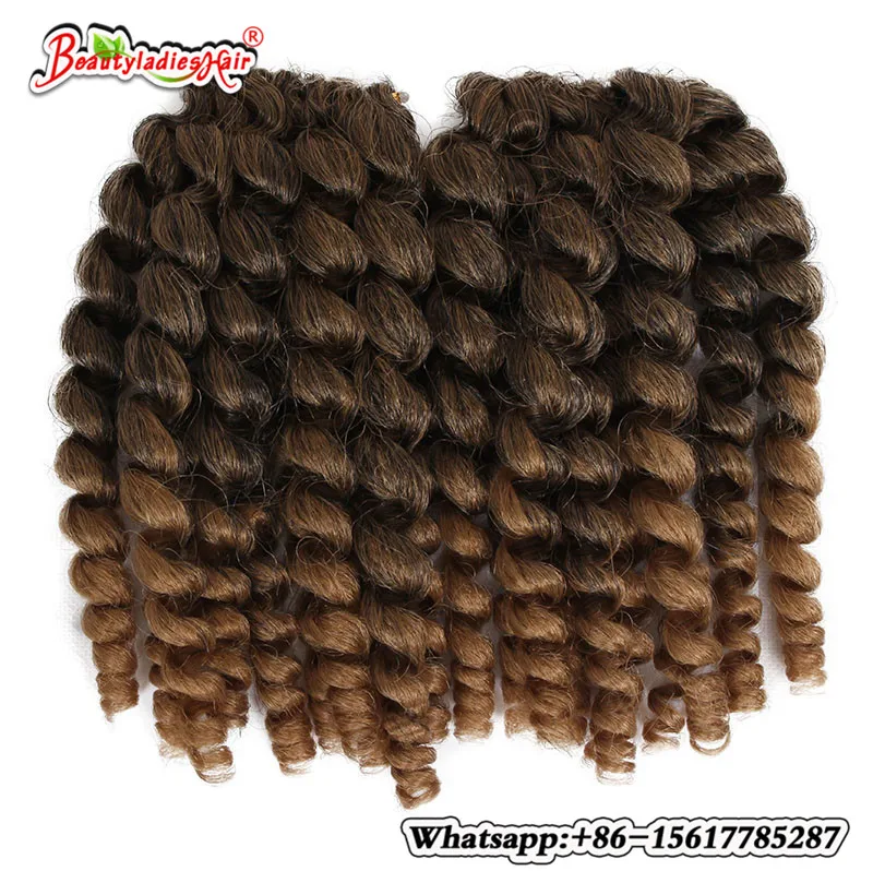 Пряди из синтетических волос 4 шт.|wand curl|afro twistafro crochet |