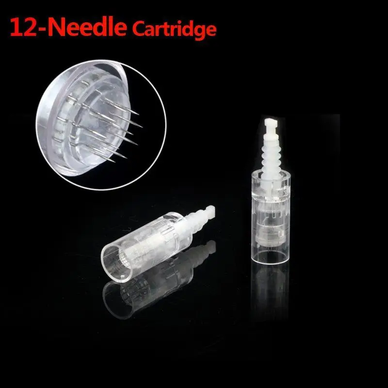 

100pcs 12pin Needles Cartridges for Electric Auto Micro Stamp Derma Pen MYM Bayonet Needle Tip