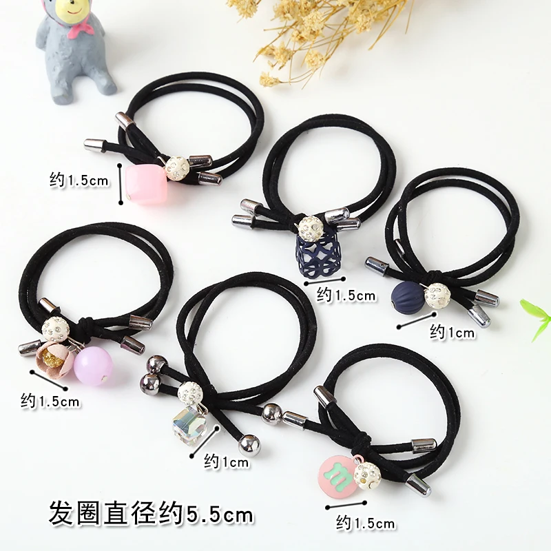 2020 New Fashion Flower Scrunchie Women Girls Elastic Hair Rubber Bands Accessories For Girls Lady Tie Hair Rope Ring Headdress