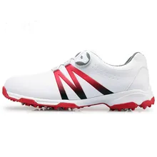 PGM Мужская обувь для гольфа Супер Кожаная Спортивная Обувь Водонепроницаемая дышащая нескользящая обувь для мужчин размер EUR 39-45