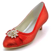 Красные женские туфли для вечеринки и выпускного; туфли из искусственной кожи с острым носком; блестящие свадебные туфли; европейские размеры 35–42; EP2101