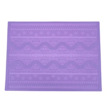 Для помадки, печенья, сахара кружево силиконовые коврики Плесень Рождество DIY выпечки кекс торт Силиконовые для пособия по кулинарии 39X28,5X0,5 см