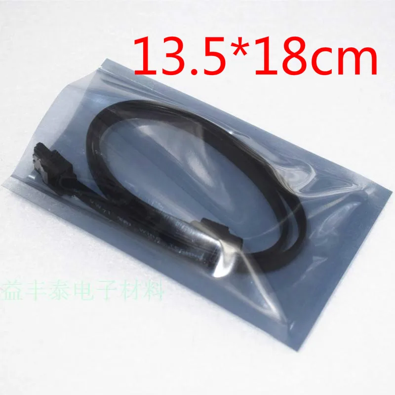 DHL 13.5*18cm Open Top Anti Static Shielding Plastic Storage Bags ESD Anti-Static Packing Bag Antistatic Package Poly Pouches | Дом и сад