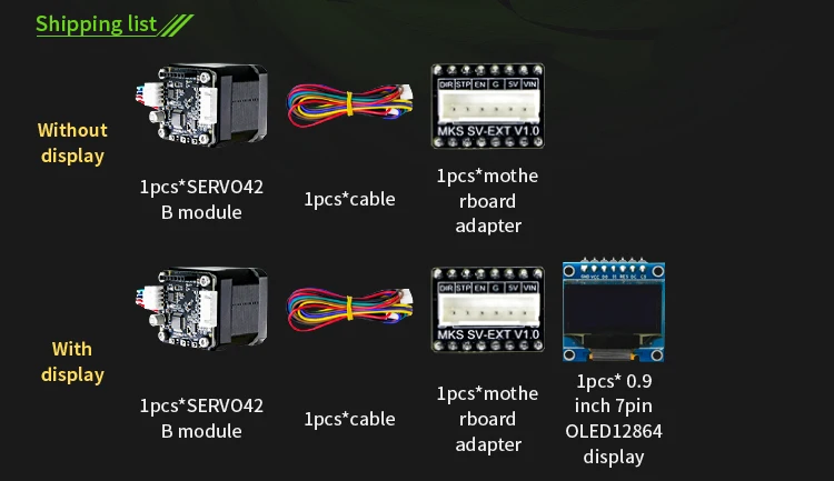 3D печать STM32 замкнутый контур шаговый двигатель NEMA17 MKS SERVO42B предотвращает потерю шаг высокая стоимость эффективный для MKS Gen L