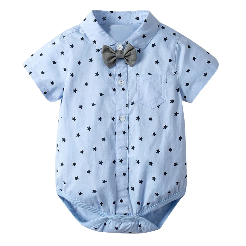 Джентльменские топы со звездами и бантом для маленьких мальчиков; футболка; однотонные шорты; roupa infantil jongens kleding; детская одежда;