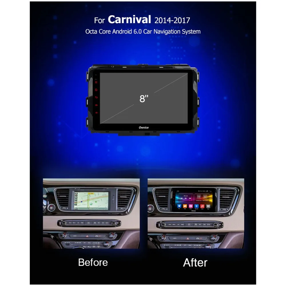 Sale 8" IPS Android 9.0 Octa Core 4GB+32GB Car DVD Player For Kia Carnival 2014 2015 2016 2017 2018 2019 GPS Radio Stereo DSP CarPlay 1 Sale 8" IPS Android 9.0 Octa Core 4GB+32GB Car DVD Player For Kia Carnival 2014 2015 2016 2017 2018 2019 GPS Radio Stereo DSP CarPlay 1