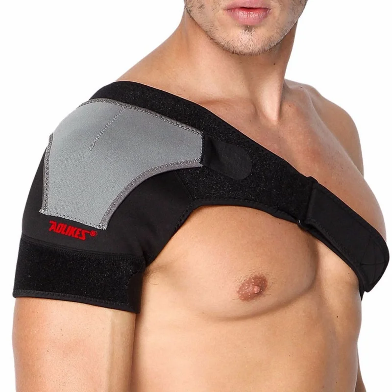 Рана боль артрит плечевой ремень регулируемая спортивная защитная скоба пояс для спины - Цвет: Right shoulder