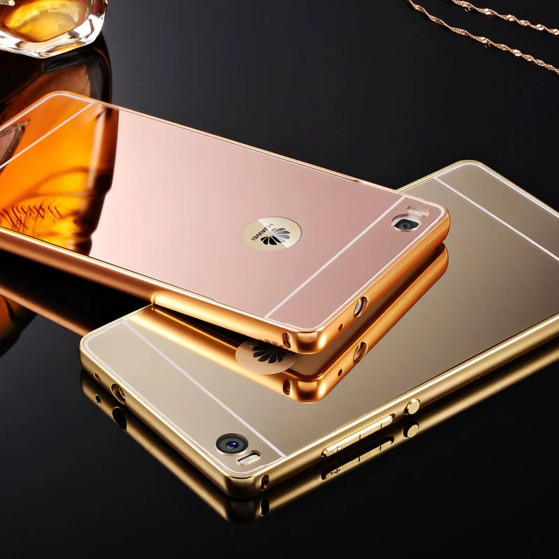 coque huawei p9 lite rose gold miroir