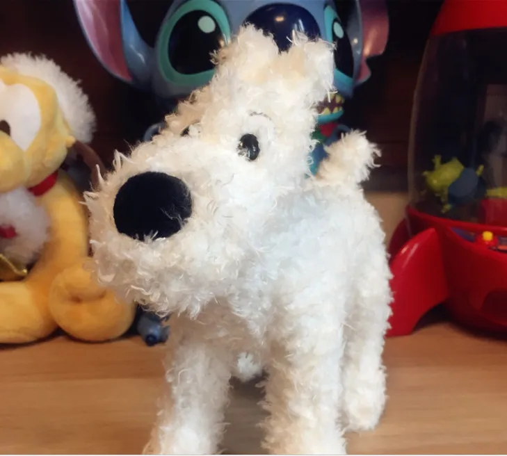 Приключения Тинтина Снежная собака плюшевая игрушка белые собаки мягкие животные 46 см мальчики девочки дети игрушки для детей