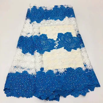 

African Lace Fabric 2019 High Quality Lace High Quality Nigeria Lace Fabrics Stones Lace Embroidery For African Wedding