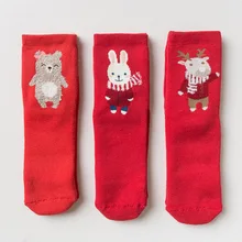Женские носки зимние толстые теплые мягкие носки 3 пары корейские милые рождественские носки хлопковые женские длинные забавные носки Женская Новинка
