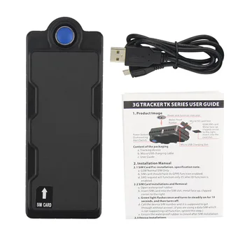 

3G WCDMA GPS GSM GPRS tracker TK20GSE for Vehicle 20000mAh long standby time Drop alarm