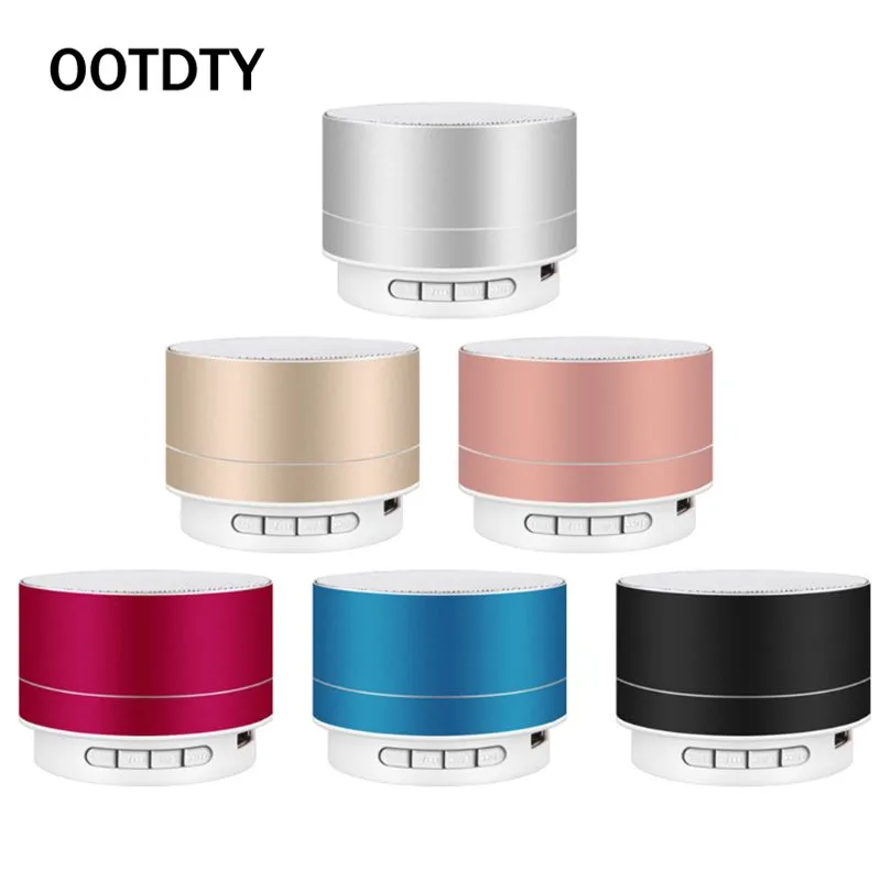 

A10 Mini Portable Metal Subwoof Sound Wireless Bluetooth Speaker with Mic/TF Card for iPhone iPad PC Smartphone Computer