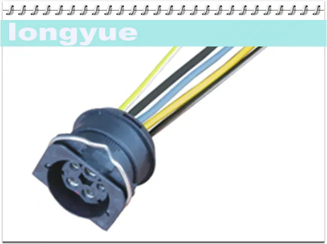 

longyue 2pcs 5-pin Universal Female Connector wiring harness new 15cm wire LY-008