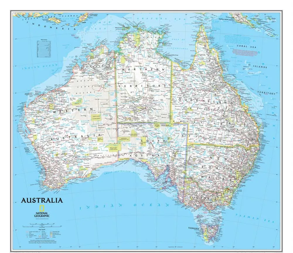 Freeshipping RM DT 063 font b Australia b font font b map b font wall oil