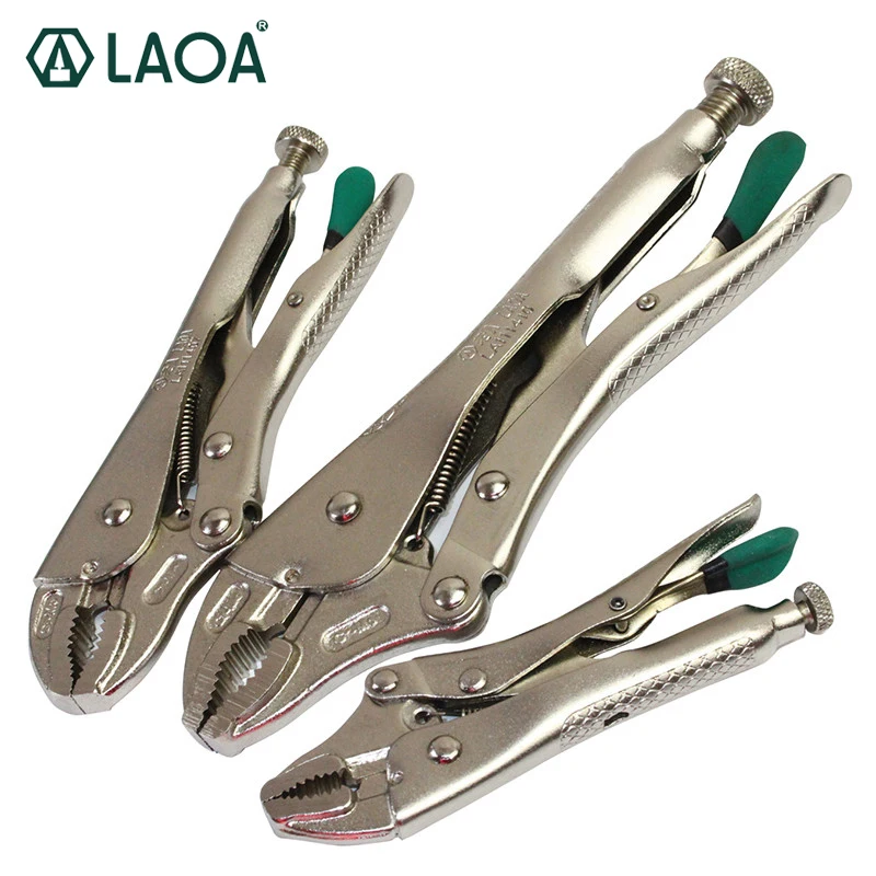 LAOA 5inch 7inch 10 inch Locking pliers round nose Hot ...