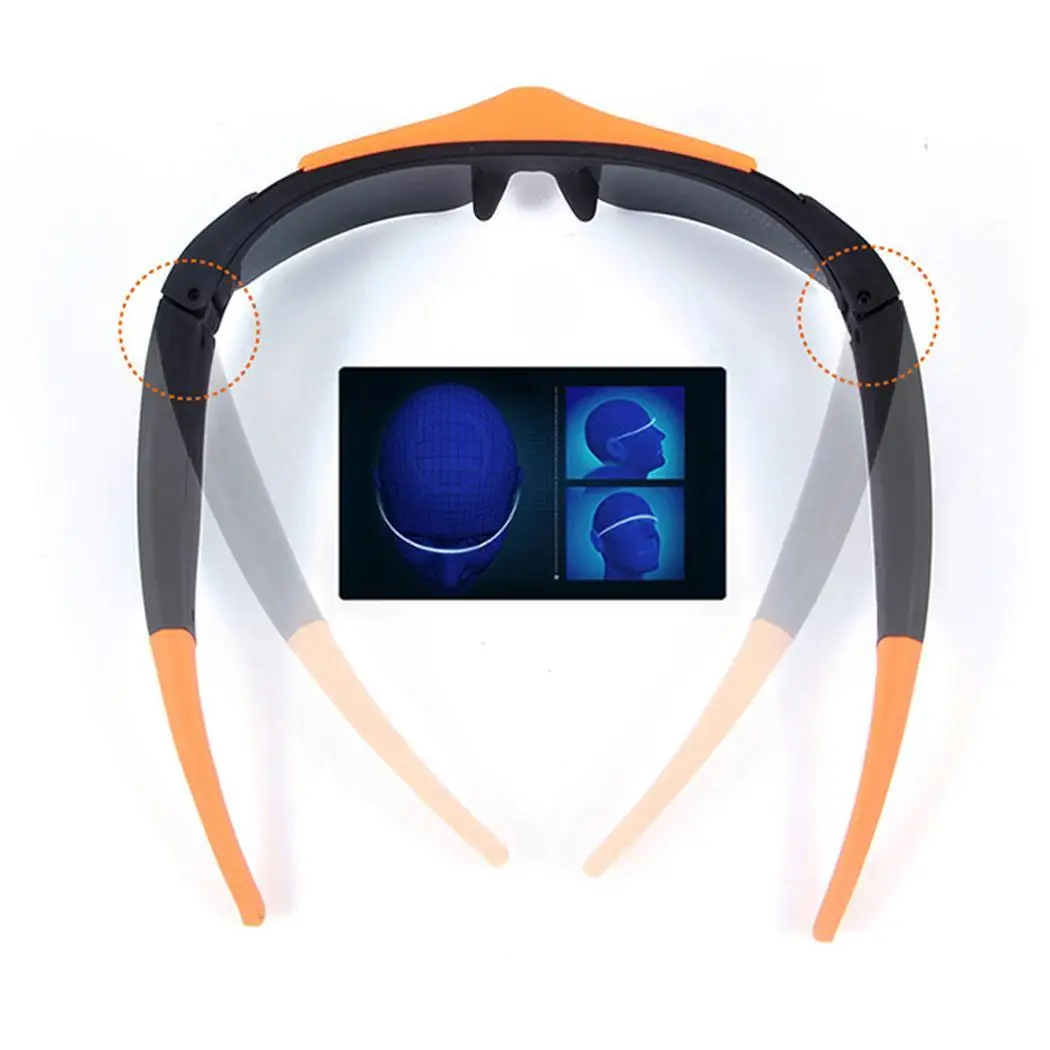  Fashion 1080P Outdoor Sport Camera Sunglasses 500mAh Lithium Battery DC 5V Sports USB Micro SD (TF)