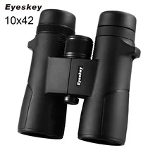 Eyeskey 10X42 Высокое Качество Бинокль широкий угол BAK4 призма полностью многослойный телескоп для наружного путешествия охота осмотр