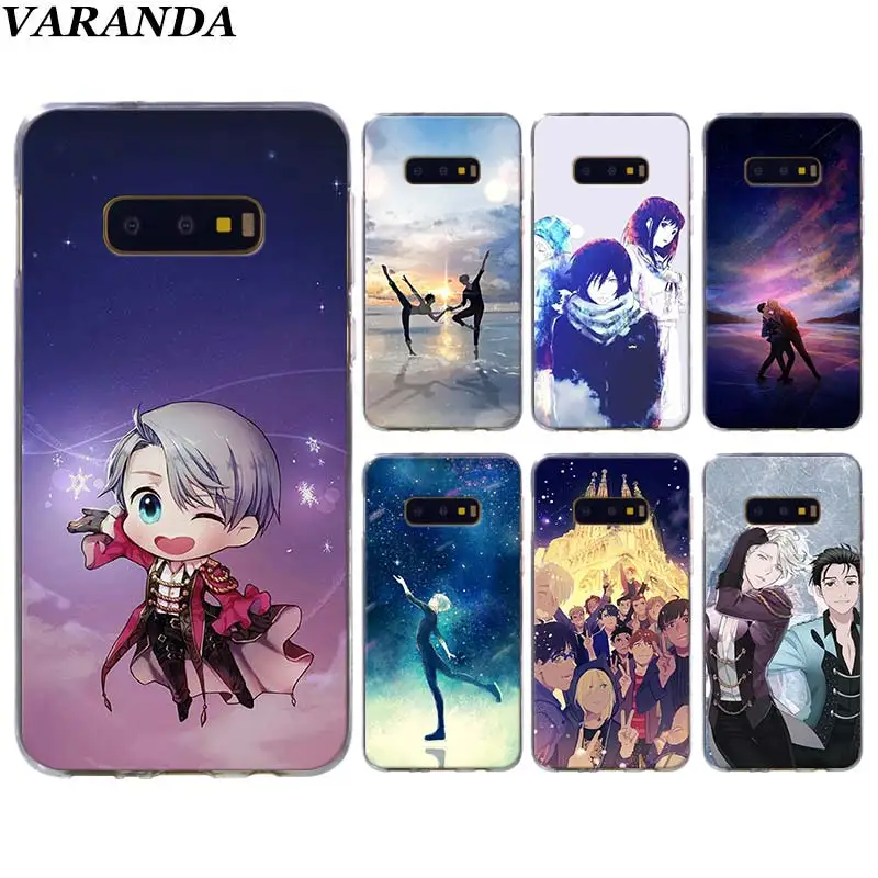 

Anime Yuri on Ice Cartoon Phone cases for Samsung Galaxy S10 Plus S10e S8 S9 Plus S6 S7 edge A50 Note 8 9 TPU Soft Silicone case