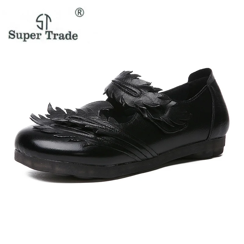 ST SUPER TRADE/лоферы на плоской подошве из коровьей кожи коллекция 2019 года осенняя