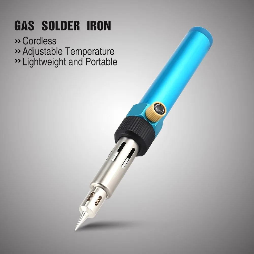 1300 Degree Mini Cordless Torch Soldering Iron Blow Torch Cordless Solder Iron Pen Shaped Gas Soldering Iron Gun Welding Tool