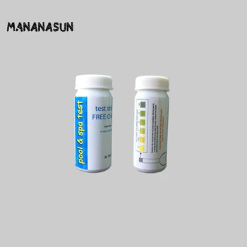 

2 Pack Pool & SPA Test Strips for Free Chlorine Solar Salt Natural Chlorinator