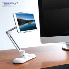Tendway ленивый шейный держатель для телефона/планшета настенный держатель для телефона Настольный Гибкий Кронштейн Поддержка сильная присоска подставка