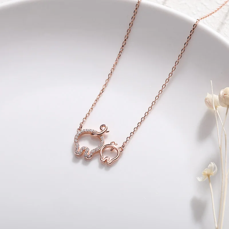 Ожерелье с подвеской в виде поросенка форме сердца очаровательные Уникальные