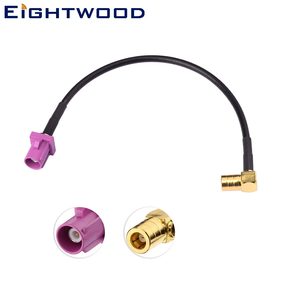 

Eightwood Car Trucks Bike Satellite Radio Antenna Adapter Cable Assembly Fakra to SMB Male RG174 Cable for XM SKyDock XMPCR