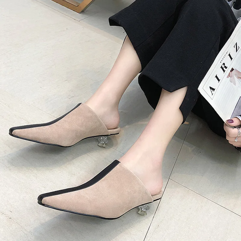 Muller Shoes Women Half Slippers Lazy luxury shoes women designers mules shoes women Flops casual Shoes beach outdoor female Muller Shoes Women Half Slippers Lazy luxury shoes women designers mules shoes women Flops casual Shoes beach outdoor female