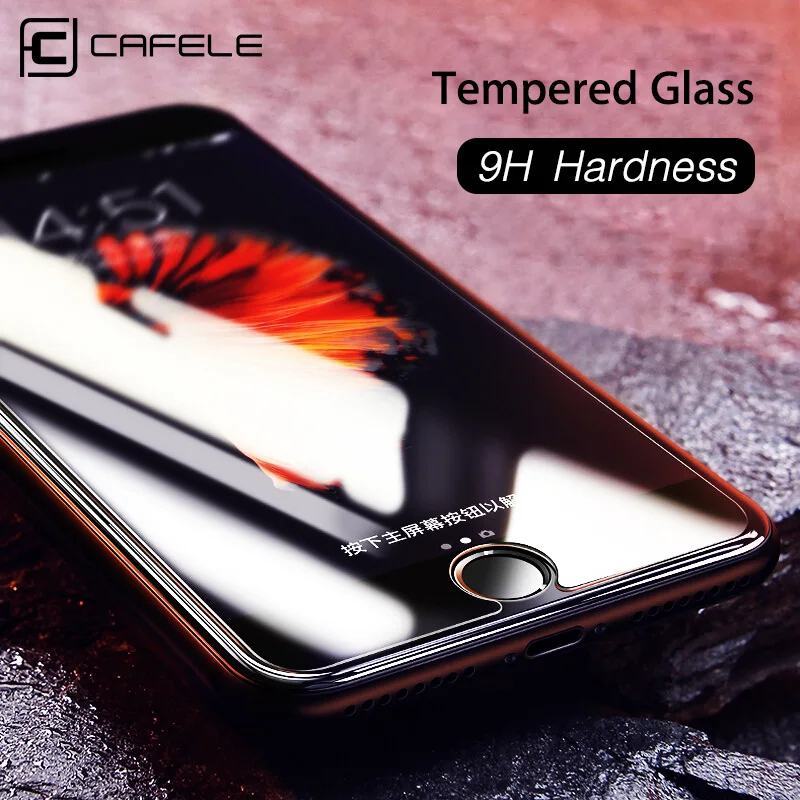 CAFELE HD прозрачное закаленное стекло для iPhone Xi MAX XiR 7 7Plus 6 6s 6 Plus X XS MAX XR стекло защитная пленка