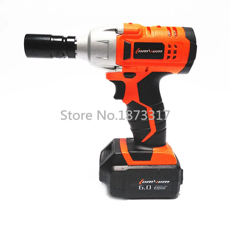 6.0AH cordless impact wrench rechargeable electric wrench multi