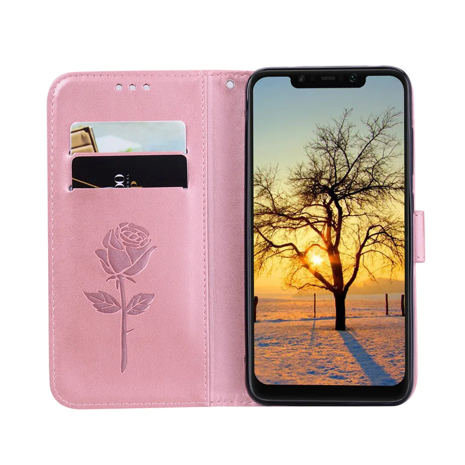 MOUSEMI Pocophone F1 Case Flip Leather Wallet Cover For Redmi 6A 6 Pro S2 For Girls Flower Phone Cases For Xiaomi Mi A1 Case 360 (8)
