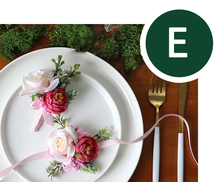 wedding boutonniere wrist corsage marriage  (28)