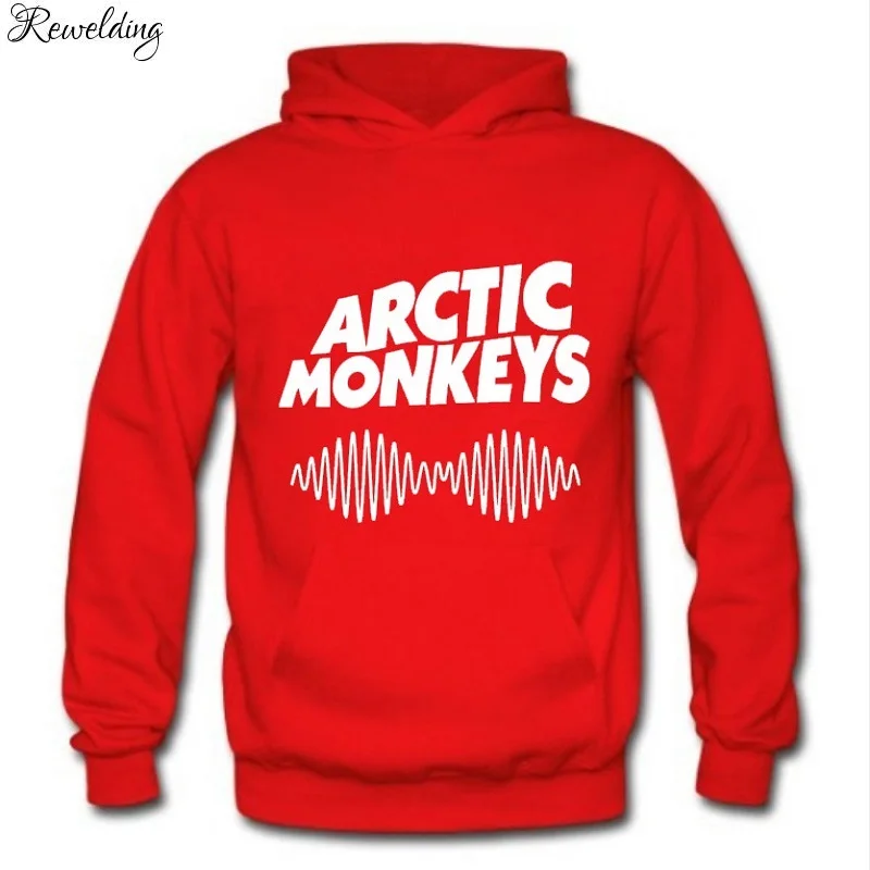 

Punk Style Arctic Monkeys Printed Hoodies Men Full Sleeve Sweatshirts Autumn Winter Fashion Male Rock Hip Hop Pullovers New Hot