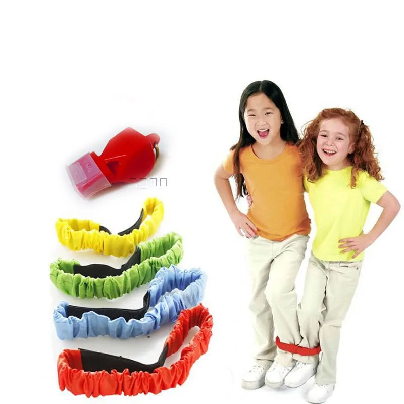 Infant elastic rope for Three Legged Race galligaskins belt game
