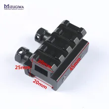 Mizugiwa крепление для охотничьей винтовки 20 мм плетение Пикатинни Железнодорожный стояк быстросъемный Блок Крепление Адаптер для охоты Arisoft Caza сошки Chasse