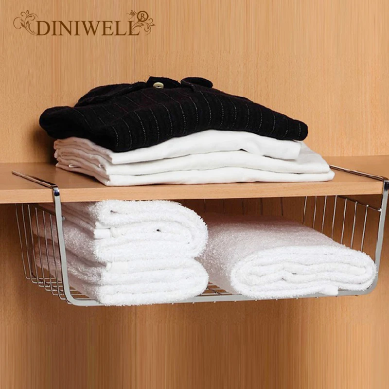 Refrigerator Storage Basket Kitchen Storage Rack Under Cabinet Shelf Organizer
