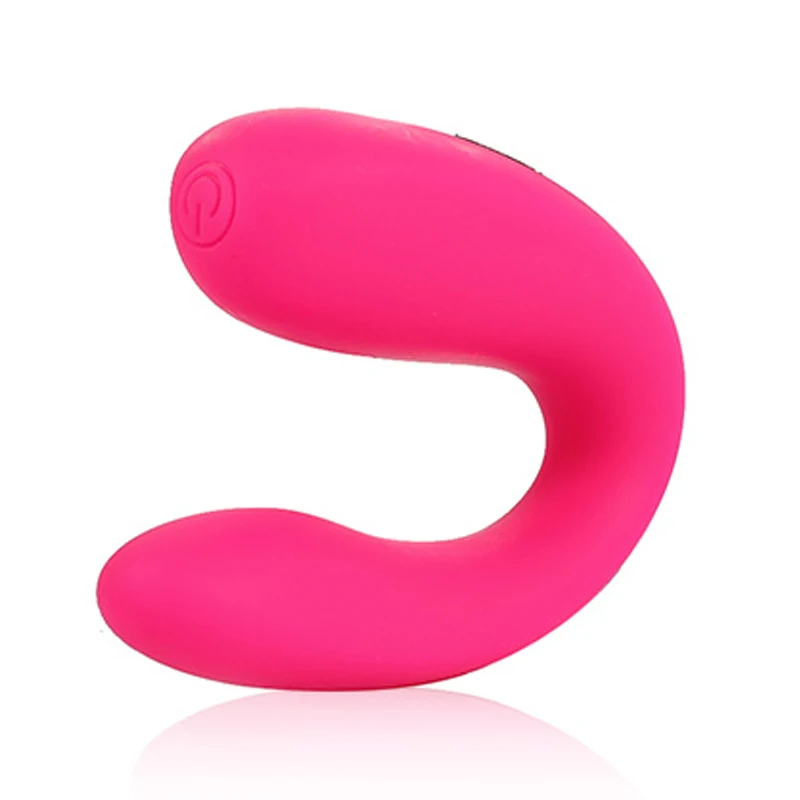 U Shape Strong Dildo Vibrating G-spot Vibrator Clitoris Stimulation Vaginal Orgasm Anal Vibrator Masturbation Sex Toys for Woman (8)