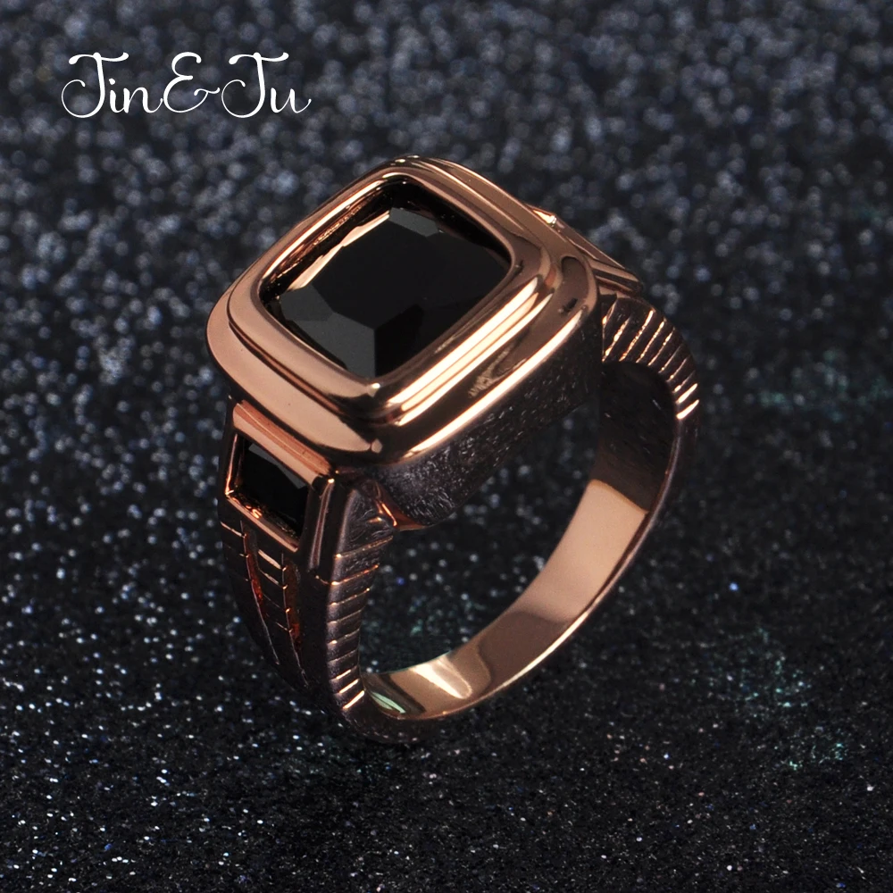 Jin & Ju горячая Распродажа мужское кольцо из фига t образное для мужчин ювелирное