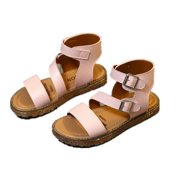 

Kids Classic Cut Out Sandals Girl Summer Lightweight Open Toe Shoes Princess Summer Comfortable Soft Sole Shoes Hot Sale AA60247
