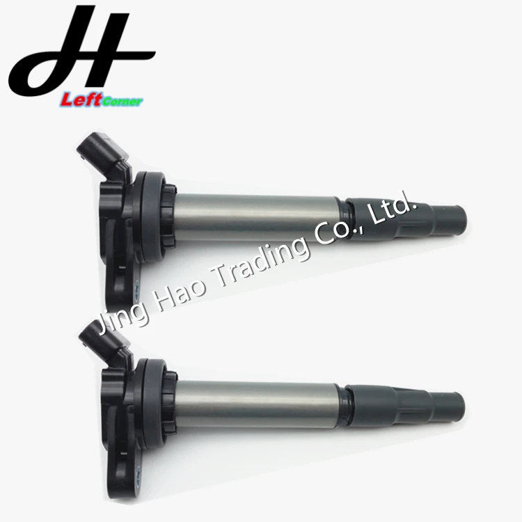 Left Corner 2PCS Ignition Coil OEM 90919 C2003 for Toyota Corolla Auris