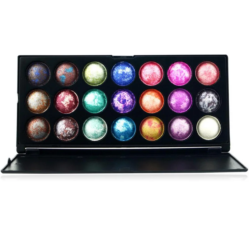 

Brand Long Lasting 21 Colors Baked Shimmer Eyeshadow Palette Silky Radiant Powder Professional Make Up Pallete Product Cosmetics