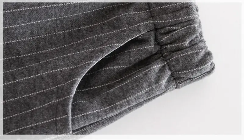 COOTELILI 80-130cm Warm Velvet Leggings For Kids Girls Casual Elastic Waist Fleece Boys Pants Striped Trousers Baby Clothes (8)