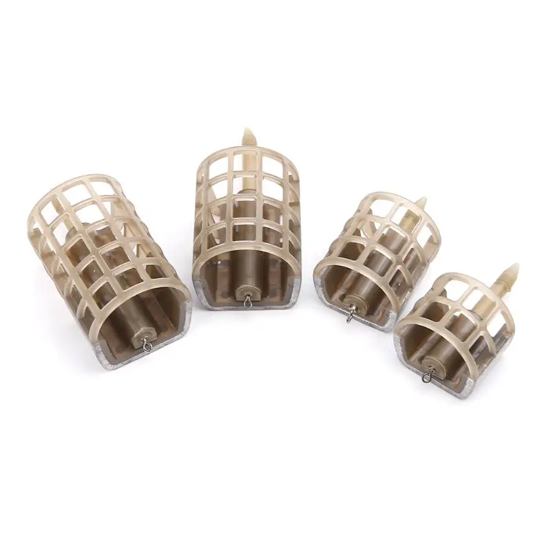 25G 30G Lead Fishing Tackle Feeder Fishing Feeder Tool Accessories Bait Cage