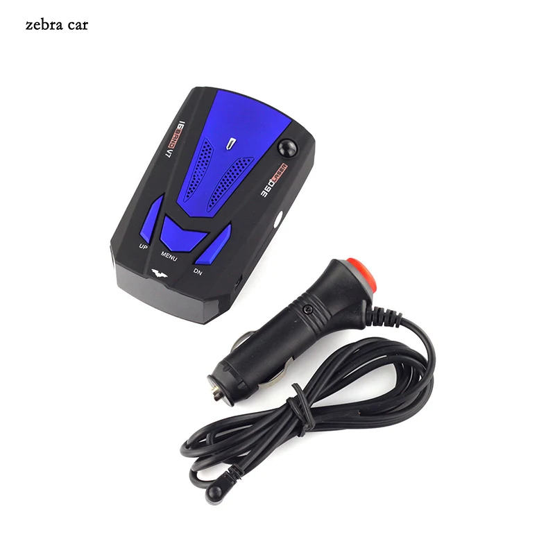 

2018Car Radar Detector 16 Band Voice Alert V7 Anti Speed Radar Signal Detection LED Display 360 Degrees Car Speed Testing System