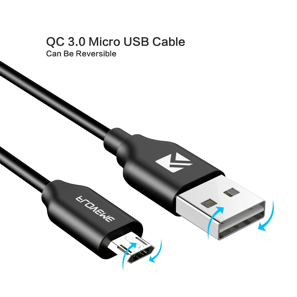 FLOVEME مايكرو USB كابل لسامسونج Xiaomi جهين QC 3.0 سريع تهمة 1 متر USB الهاتف المحمول كابل ل هواوي HTC الروبوت كوبو FLOVEME مايكرو USB كابل لسامسونج Xiaomi جهين QC 3.0 سريع تهمة 1 متر USB الهاتف المحمول كابل ل هواوي HTC الروبوت كوبو